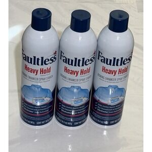 Faultless Heavy Hold Ironing Enhancer Spray Starch, 20 oz (3 pack)